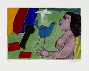 Corneille - Kleurenzeefdruk ALLEGRESSE Handgesigneerd. kopen? Bied vanaf 275!