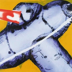 Buy Herman Brood - Kleurenzeefdruk JUMBO Handgesigneerd.? Bid from 1!