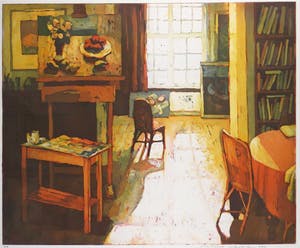 Marcel Schellekens - Ets en aquatint, Atelier - Ingelijst (Groot) kopen? Bied vanaf 100!