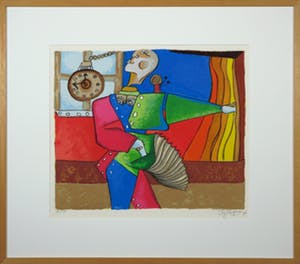 Patty Harpenau - Zeefdruk, Zonder titel II - Ingelijst kopen? Bied vanaf 20!