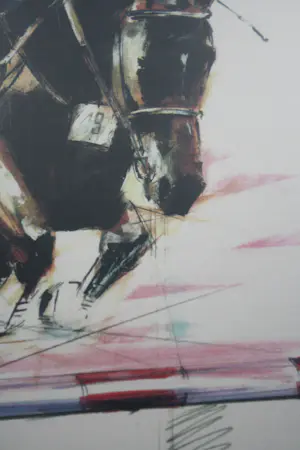 Niet of onleesbaar gesigneerd - Gelimiteerd Aquarel Sport Spring Paard kopen? Bied vanaf 1!