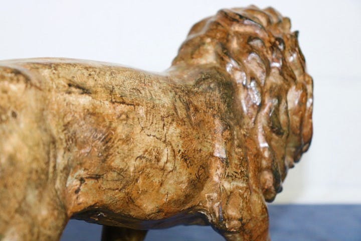 Pierre Chenet - bronzen leeuw kopen? Bied vanaf 350!