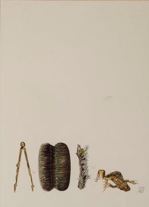 Frans van Eijk - z.t. - 1978 - gouache op papier - BKR Rotterdam kopen? Bied vanaf 20!