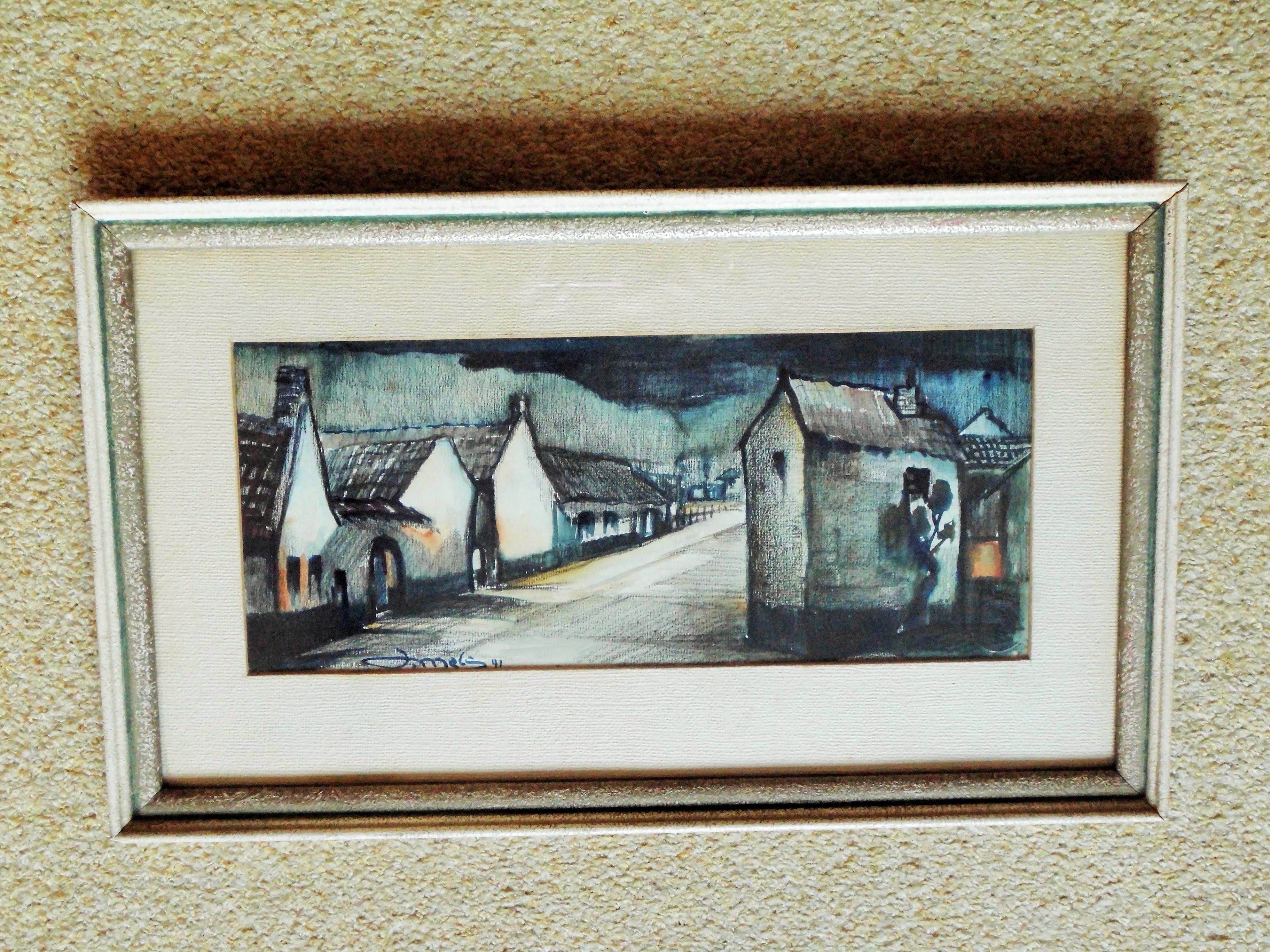 Jacques Mels - Aquarel - Landschap kopen? Bied vanaf 35!