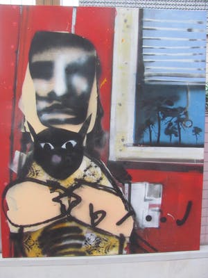 Herman Brood - Cat on canvas kopen? Bied vanaf 3795!