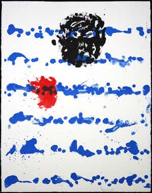 Jef Diederen - Litho, Zonder titel verkocht voor € 20!