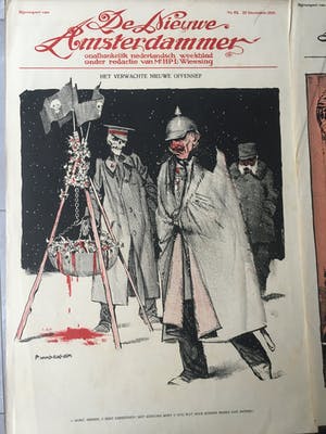 Piet van der Hem - Collectie van litho's voor De Nieuwe Amsterdammer 1915-1918 kopen? Bied vanaf 200!