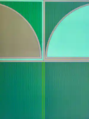 Gordon House - Geometrisch abstract. verkauft für € 90!