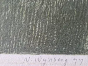 Nicolaas Wijnberg - grote in in beperkte oplage (80) gemaakte kleuren-Ets "bij Adr. de Kok A'dam" kaufen? Bieten Sie von 37!