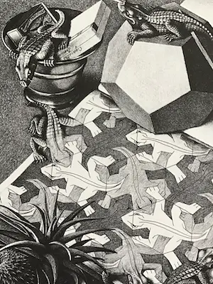 M.C. Escher - Vintage lithografische affiche Vorpal Gallery Soho kopen? Bied vanaf 50!