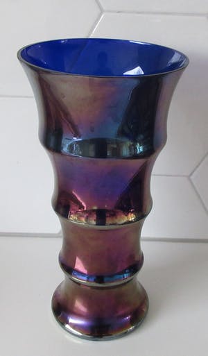 Wilhelm Kralik Sohne - Stel Art Nouveau Iridescent geglazuurde ribbelvazen kopen? Bied vanaf 10!