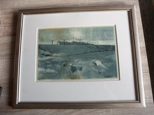 Theo Ros - Ets, Titel, "Schapenkudde". kopen? Bied vanaf 25!