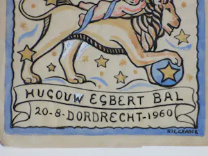 Rie Cramer - Geboortetekening - Gemengde techniek kopen? Bied vanaf 120!