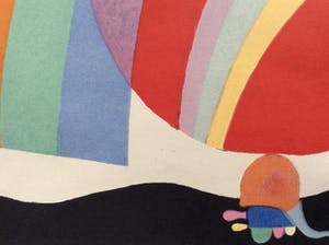 Vasili Kandinsky - La Forme Rouge - DLM nr.147 - ingelijst kopen? Bied vanaf 69!