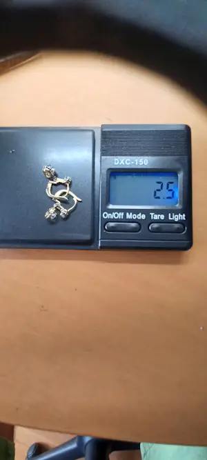 Gouden 18k oorbellen met diamanten ,toetsteen bij juwelier. kopen? Bied vanaf 350!