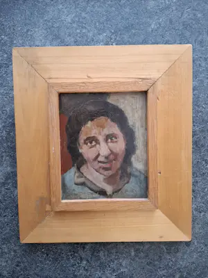 Henk van Leeuwen - portret jonge vrouw kopen? Bied vanaf 20!