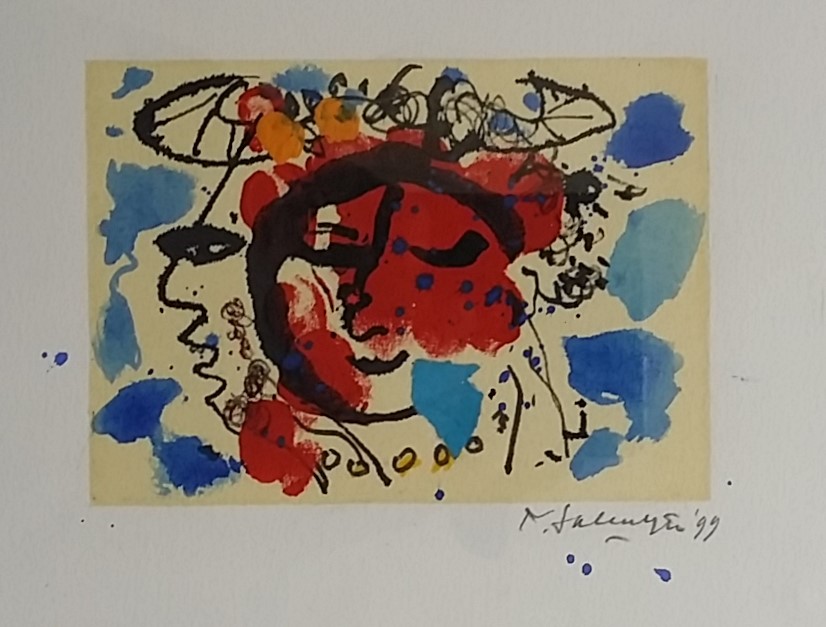 Kees Salentijn - Aquarel en inkt op papier kopen? Bied vanaf 100!