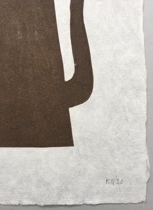 Klaas Gubbels - houtdruk op geschept papier - ‘Napels’ - 2020 kopen? Bied vanaf 275!