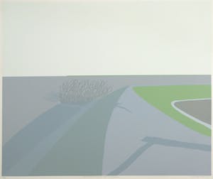 Doris Groeneveld - Zeefdruk, Westfries landschap met schaduwen kopen? Bied vanaf 1!