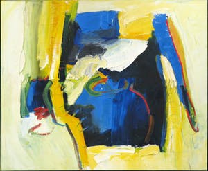 Ton van Kesteren - Olieverf op doek, Abstracte compositie - Ingelijst (Zeer groot) kopen? Bied vanaf 500!