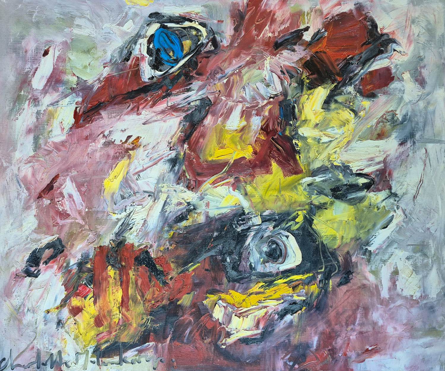 Charlotte Molenkamp - Acryl op doek - gesigneerd linksonder kopen? Bied vanaf 2450!