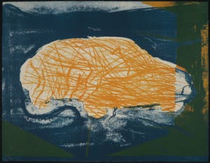 Elizabeth de Vaal - Litho, Zonder titel (Auto) kopen? Bied vanaf 20!