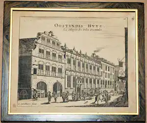 Zacharias Webber (II) - Oostindisch Huis, Amsterdam - 17e eeuwse gravure vendu pour 50€ !