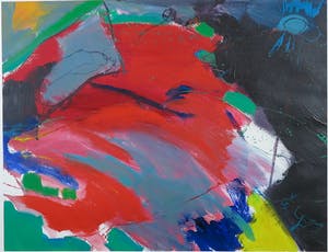 Franscz Witte - Acryl op papier, Spontaan - ingelijst kopen? Bied vanaf 35!