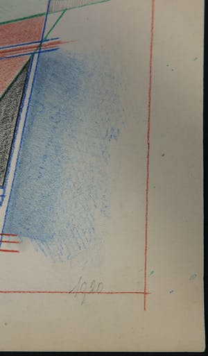 Vladimir Stenberg - Toegeschreven aan, Tekening, Constructie II, 1920 kopen? Bied vanaf 1!