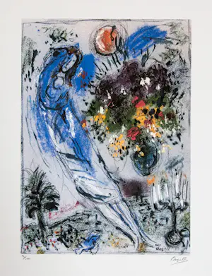 Marc Chagall - Liefde bij de maan kopen? Bied vanaf 90!