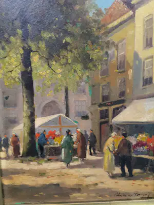 Buy Chris de Bruijn - " Dagje Markt"? Bid from 300!