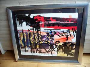 George Heidweiller - Zeefdruk, zonder titel. verkocht voor € 100!