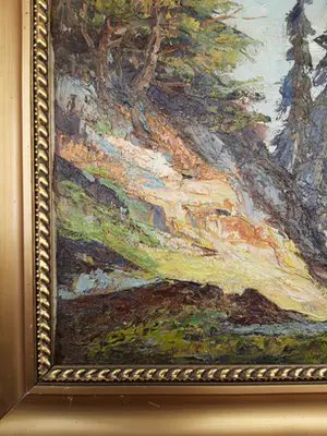 Otto Pippel - Hochalm - Ölgemälde kopen? Bied vanaf 1000!