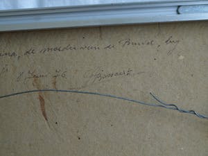 Jozef Bossaert - Aquarel , “Le Plongeon” (‘De Duik’) – gesigneerd & ingelijst – 1976 kopen? Bied vanaf 10!