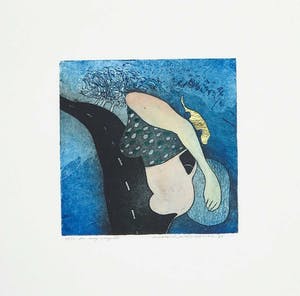 Michel van Overbeeke - Kleurenets met bladgoud, On my way III kopen? Bied vanaf 1!