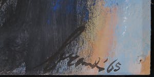 Eugene Brands - Grote sprekende gouache, getiteld Kind - Ingelijst kopen? Bied vanaf 1600!