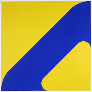 Hans Koetsier - Zeefdruk, Abstract geometrische compositie kopen? Bied vanaf 1!