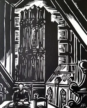 Frans Masereel - 2 Original Holzschnitte aus 'Antwerpen' kopen? Bied vanaf 68!