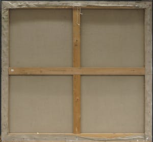 Brigitta ten Berge - Olieverf op doek, Compositie met tafels - Ingelijst (Zeer Groot) kopen? Bied vanaf 1!