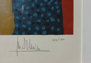 Ton Schulten - met Willem Wilmink - Opnieuw begonnen, zeefdruk (mooi ingelijst, groot) kopen? Bied vanaf 495!