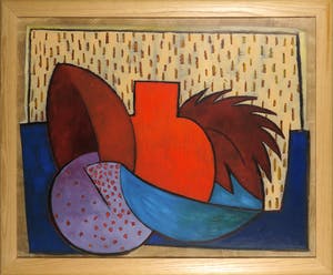 Wil Klaassen - Olieverf op papier, 25-59 - Ingelijst kopen? Bied vanaf 50!