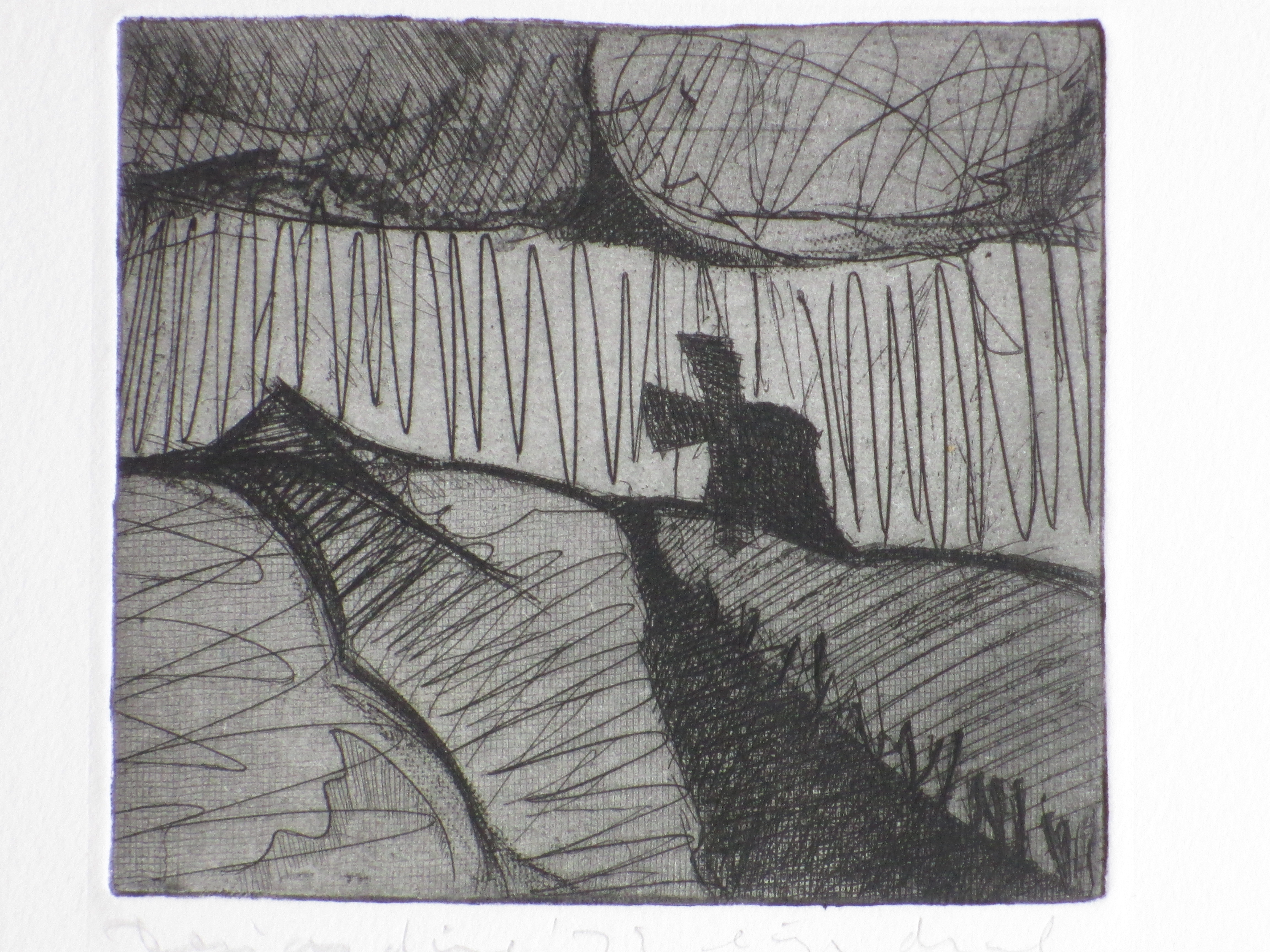 David Desjardine - Abstract landschap - Ets kopen? Bied vanaf 25!