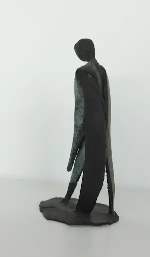 Renee van Leusden - Brons, Staand figuur + boek! kopen? Bied vanaf 150!