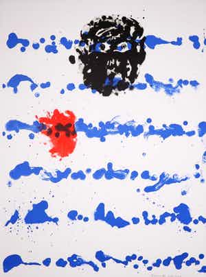 Jef Diederen - Litho, Zonder titel verkocht voor € 10!