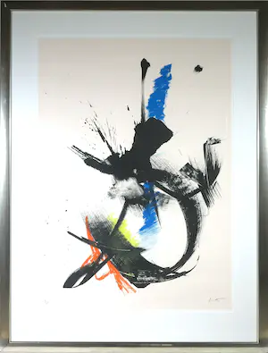 Jean Miotte - Zeefdruk, Abstracte compositie - Ingelijst (Groot) kaufen? Bieten Sie von 100!