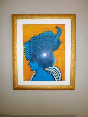 Corneille - Oiseau sur tete [ nieuw ingelijst] verkocht voor € 599!