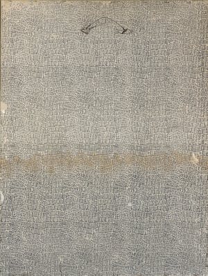 Rik van Iersel - Gemengde techniek op papier, Abstracte compositie - Ingelijst kopen? Bied vanaf 150!