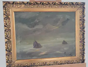 Constant Permeke - Zeegezicht bij zonsondergang kopen? Bied vanaf 2500!