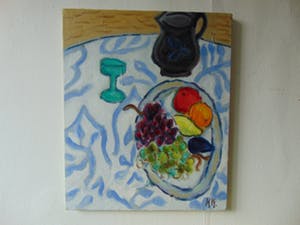 Keimpe Kootstra - Stilleven met fruitschaal. kopen? Bied vanaf 175!