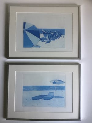 Lucie Meulendijks - Twee strandimpressies kopen? Bied vanaf 30!